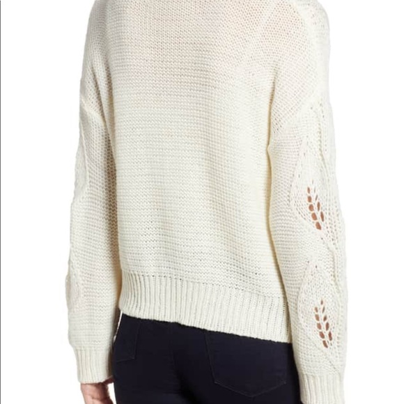 Bishop and Young cream botanical knit sweater - Picture 3 of 6